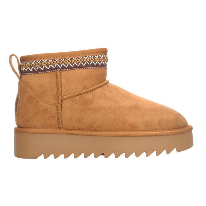 Botín Refresh Dama Café Invierno Casual Australiana Mujer