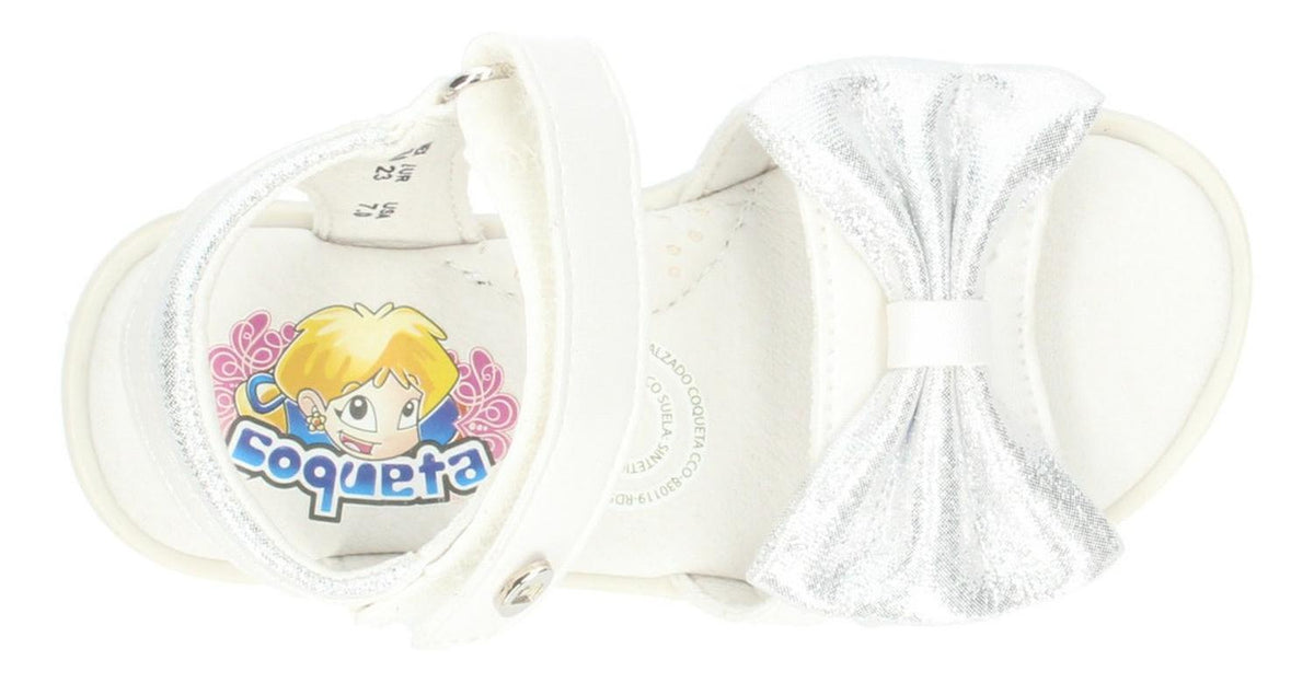 Sandalias Coqueta Para Niña 103712-y Plateado [cta928], foto 8 de 10