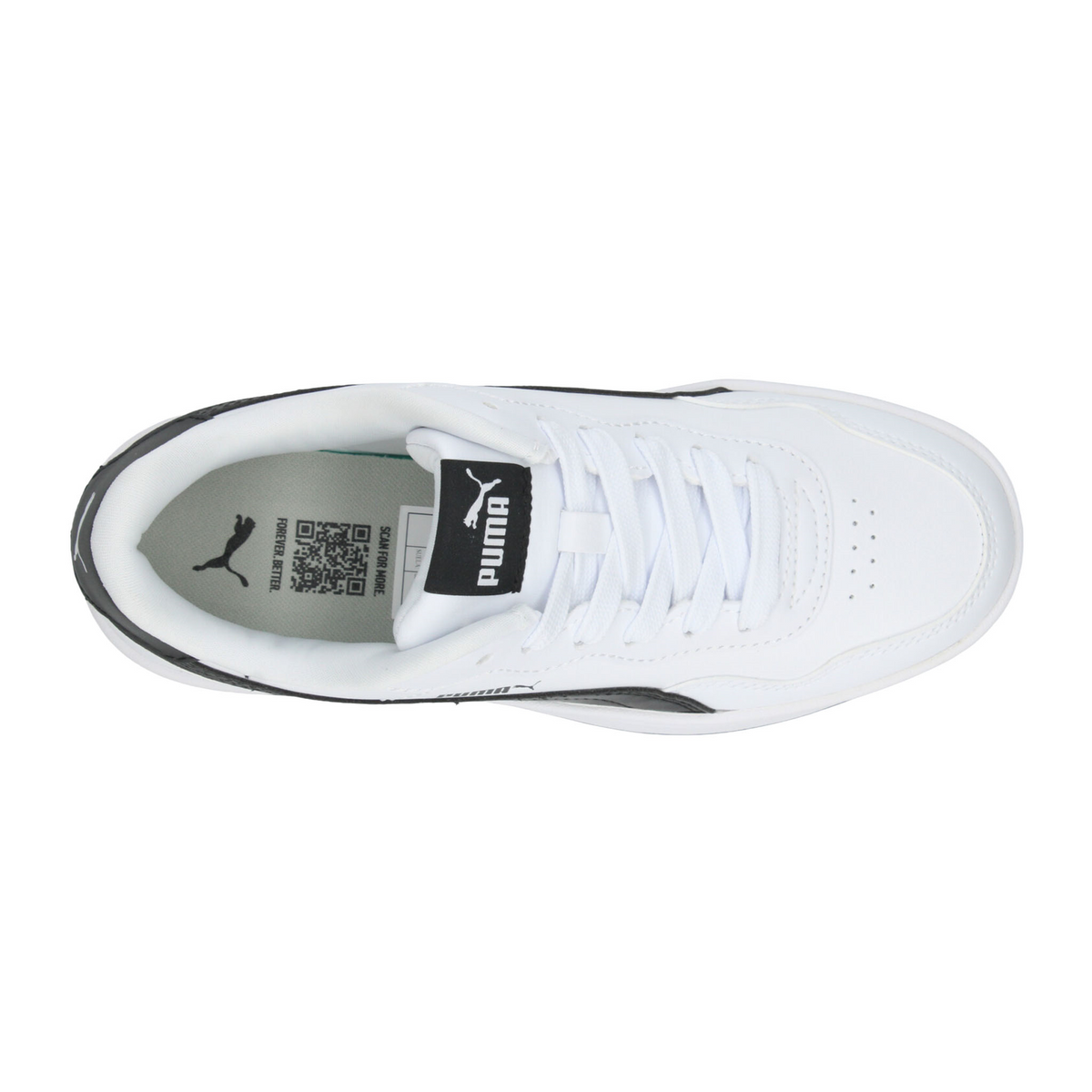 Tenis Puma Court Lally Skye Dama Blanco Casual Cintas Mujer, foto 8 de 10