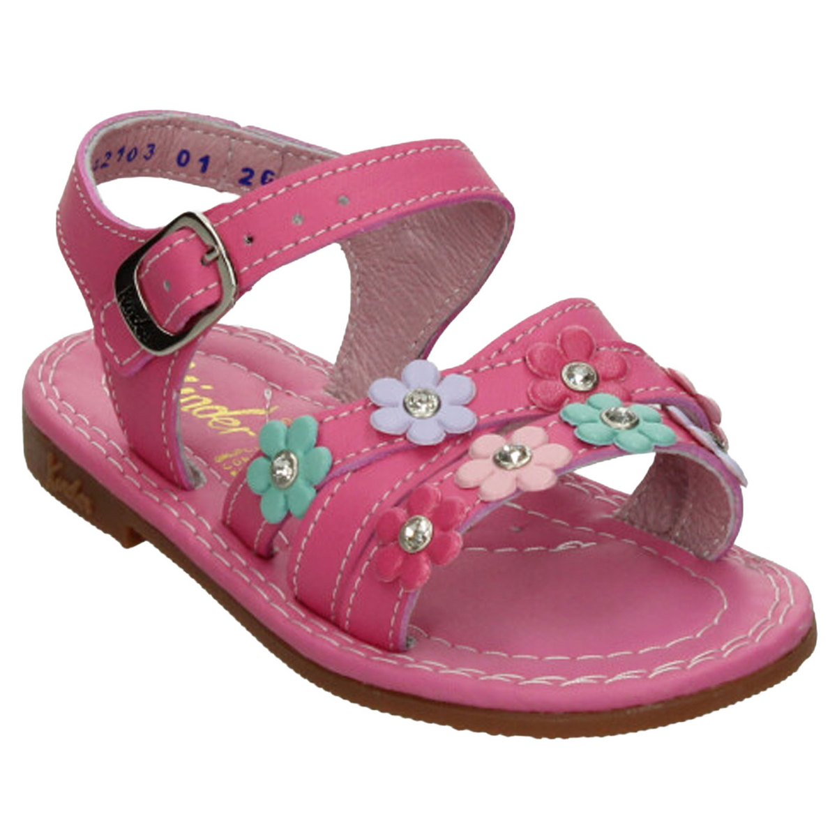 Sandalias Kinder Niña Rosa Casual Infantil T14-18, foto 4 de 10