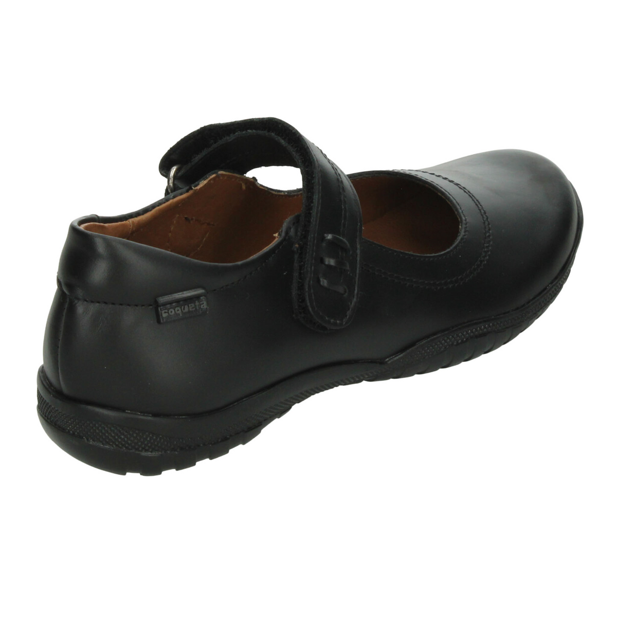Zapato Escolar Coqueta Niña Negro Escolar Infantil T22-26, foto 3 de 10