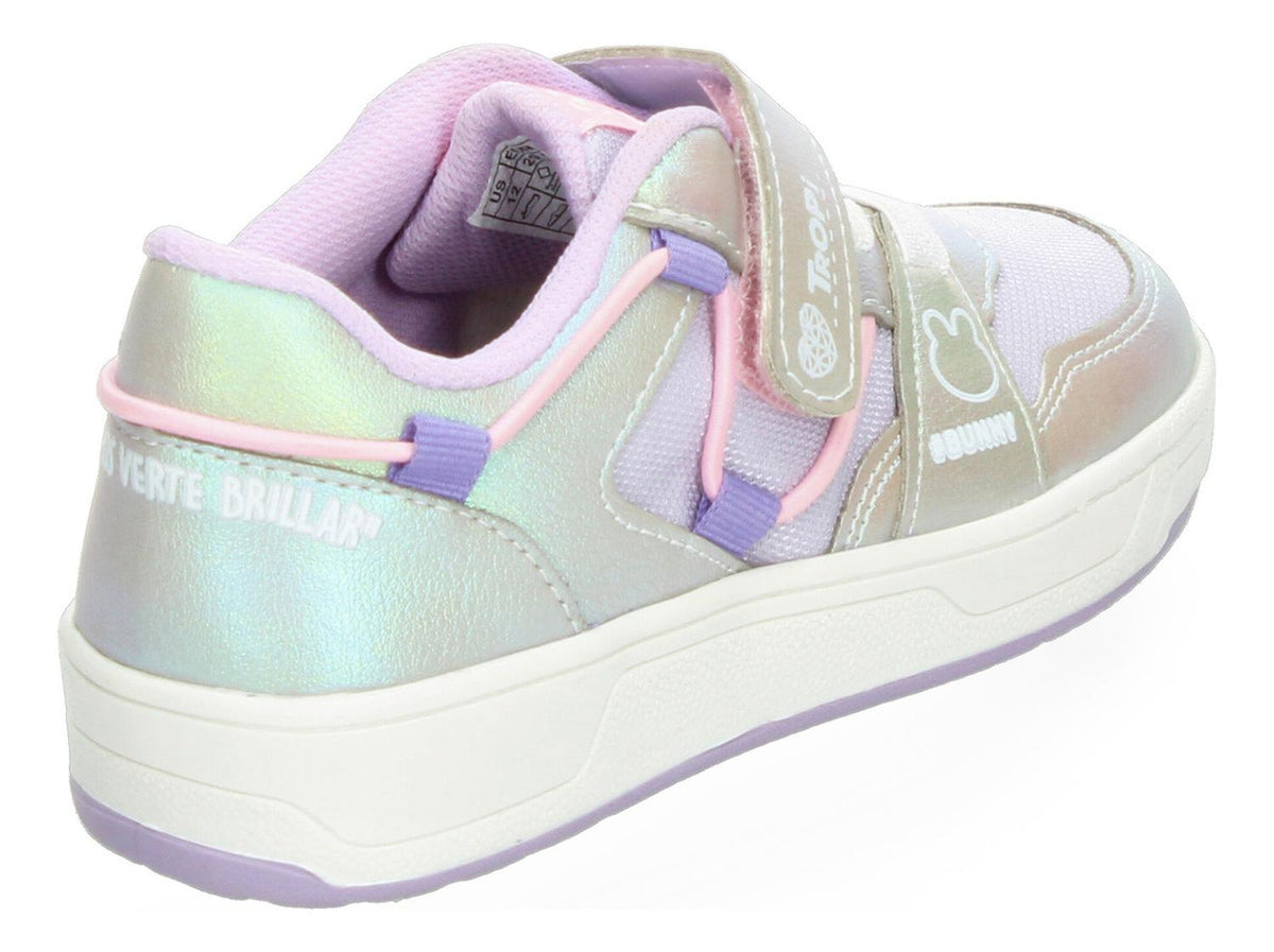 Tenis Tropicana Multicolor Velcro Cintas Elásticas Para Niña, foto 3 de 8