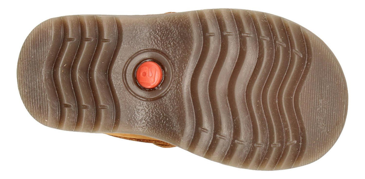 Bota Niño Coqueta Audaz Café Camello Casual Velcro Ajustable, foto 9 de 10