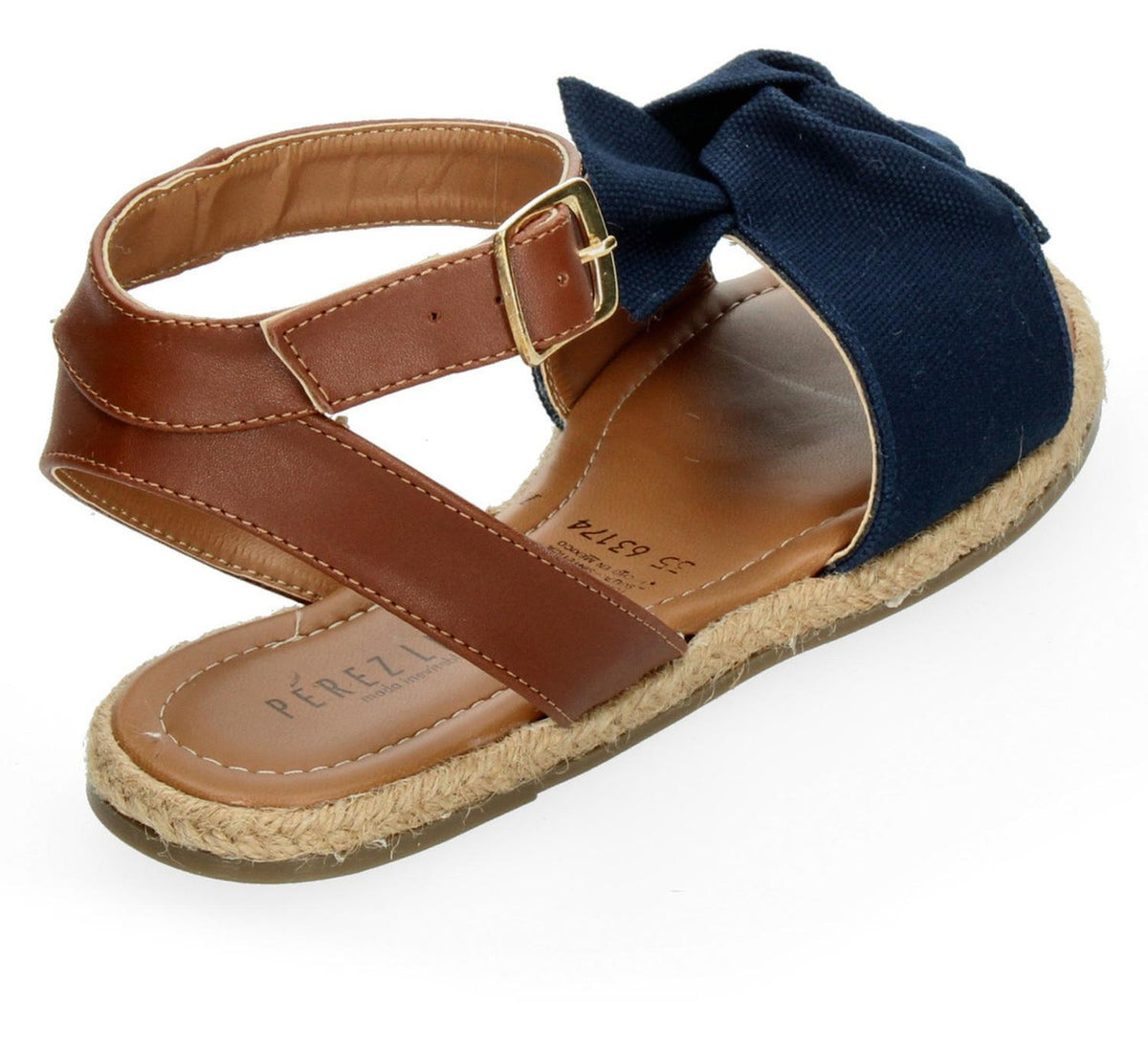 Sandalias Perez Lete Para Mujer 63174 Azul Marino [plt248], foto 4 de 10