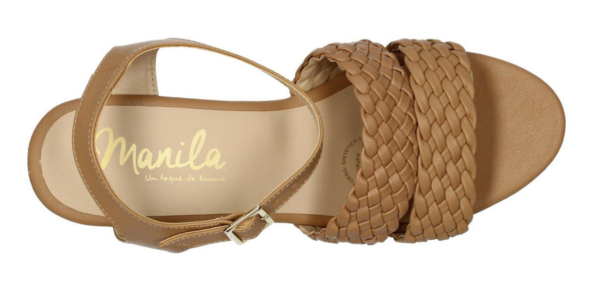 Sandalias Manila Para Mujer 632 Cafe [mla291], foto 5 de 6