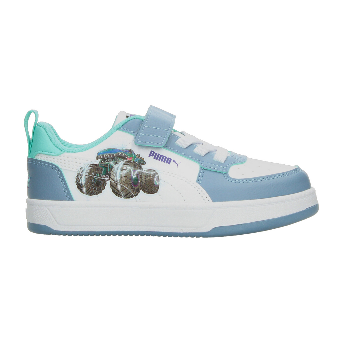Tenis Puma Hot Wheels Niño Blanco Casual Infantil T16-22, foto 10 de 10
