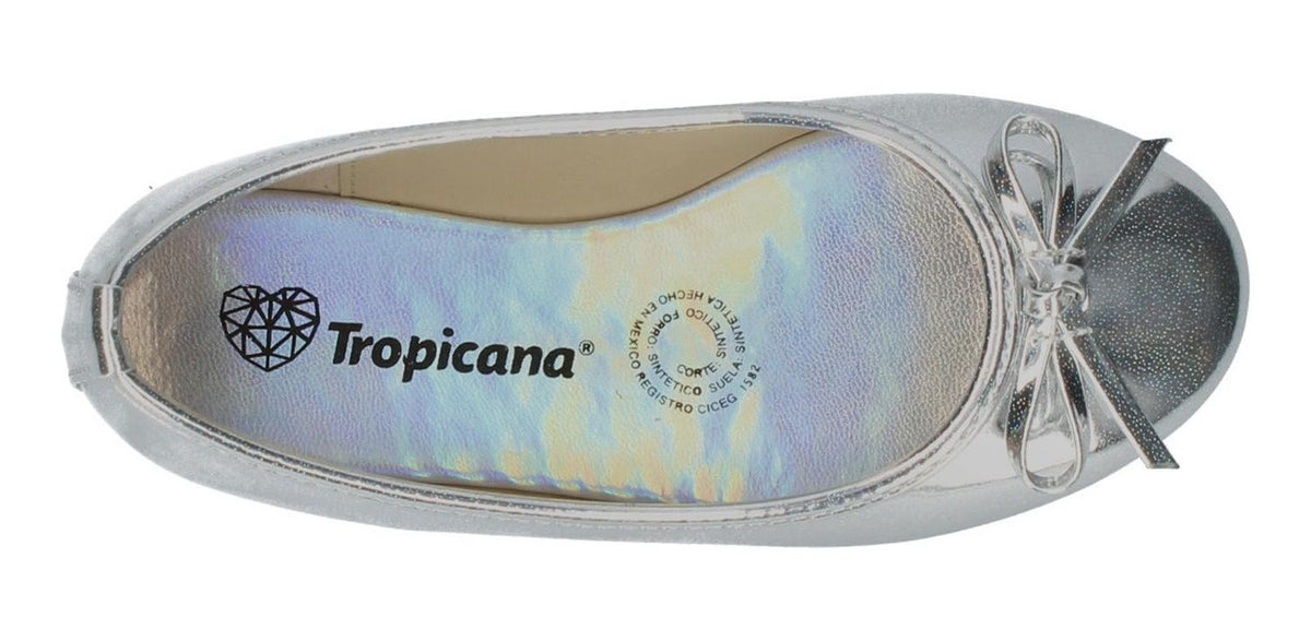 Balerina Flat Tropicana Para Niña 97001 Plata [tro952], foto 5 de 6