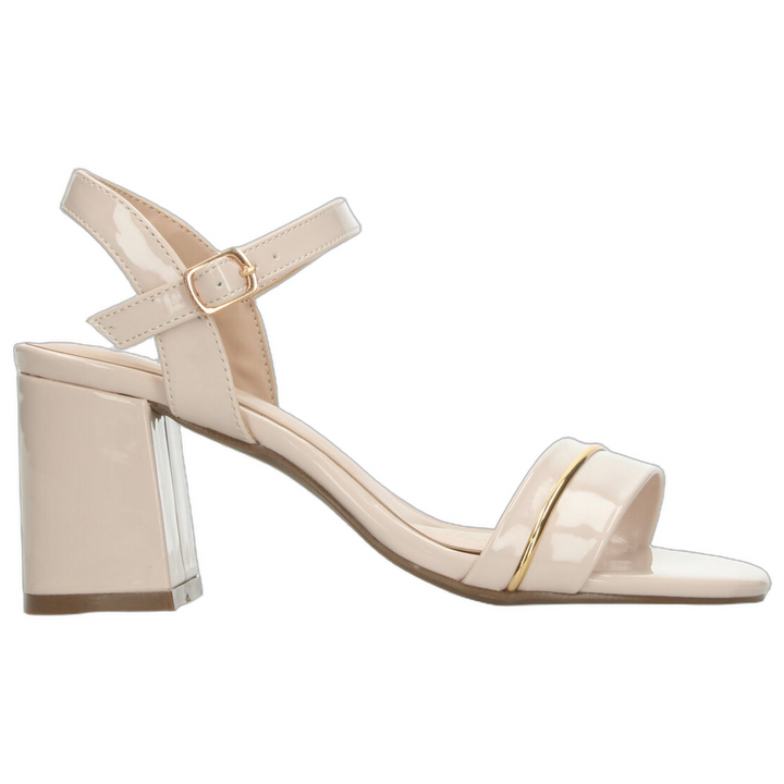 Sandalia EFE Beige de Fiesta Elegante Moderno Para Mujer