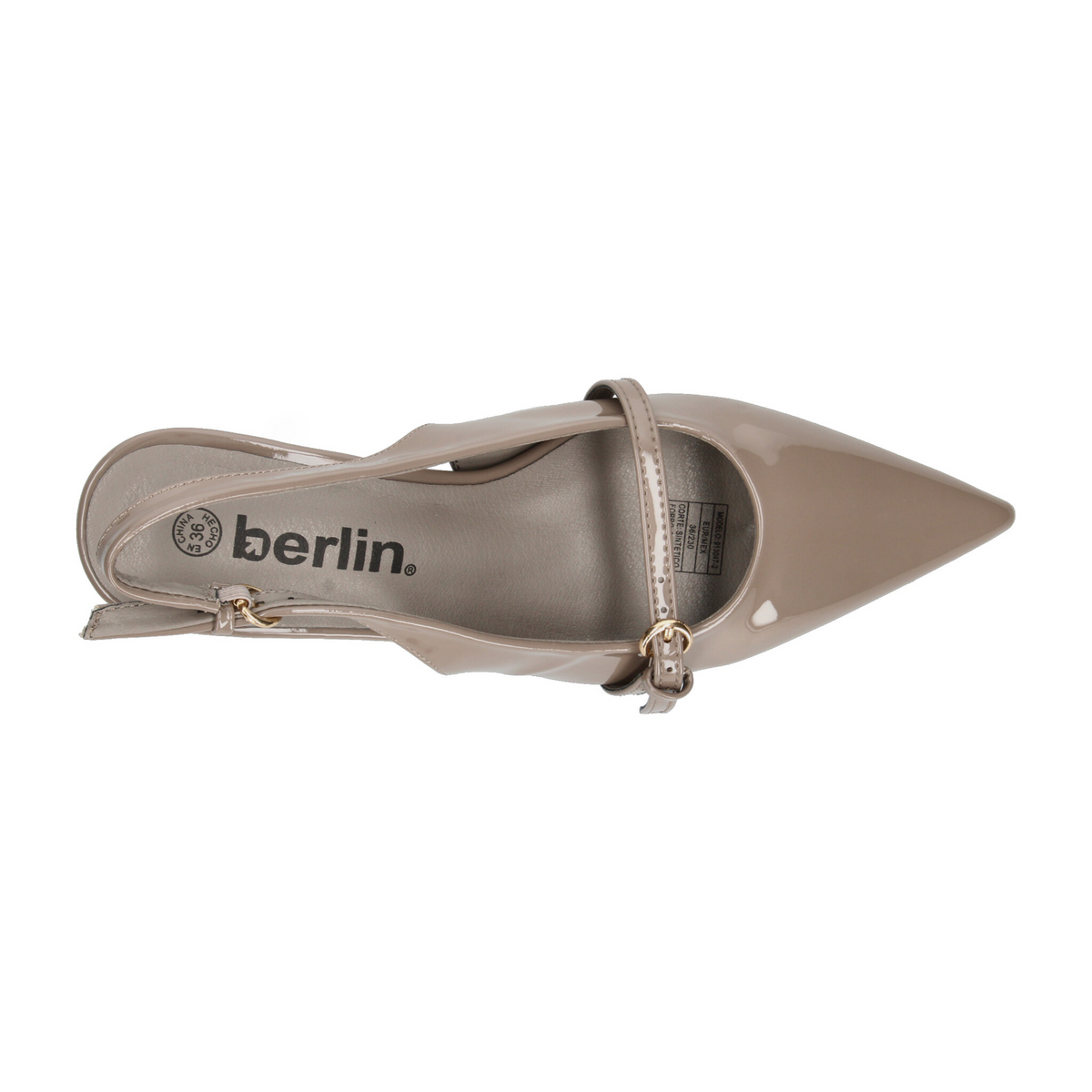 Zapatillas Berlin Dama Café Formal Para Mujer, foto 8 de 10