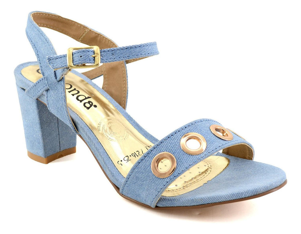Sandalias Instinto Para Mujer 7216 Azul [ins83], foto 4 de 7