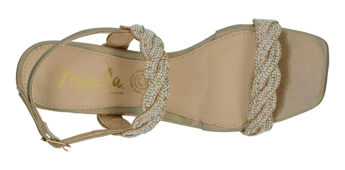 Zapatillas Manila Dorado Para Mujer [mla361], foto 9 de 11