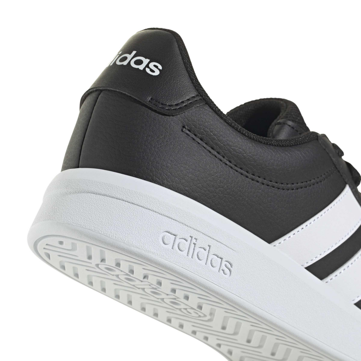 Tenis Adidas Grand Court Base 3.0 Hombre Negro Casual Urbano Caballero, foto 6 de 10