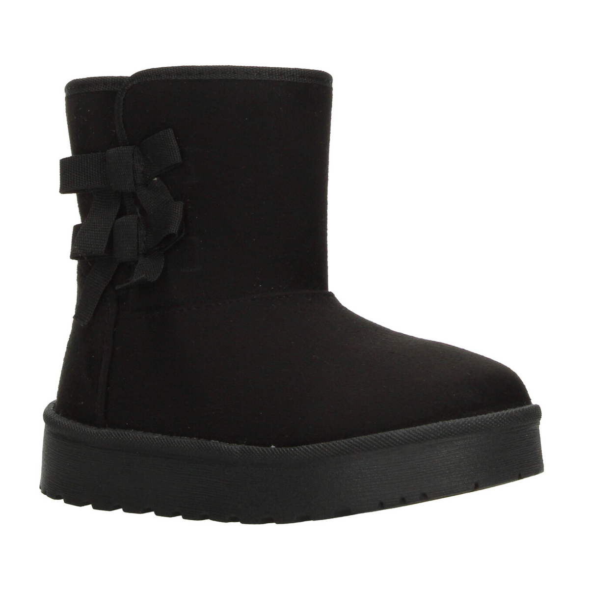 Bota Vavito Niña Negro Invierno Peluche Casual Infantil T15-18, foto 2 de 10
