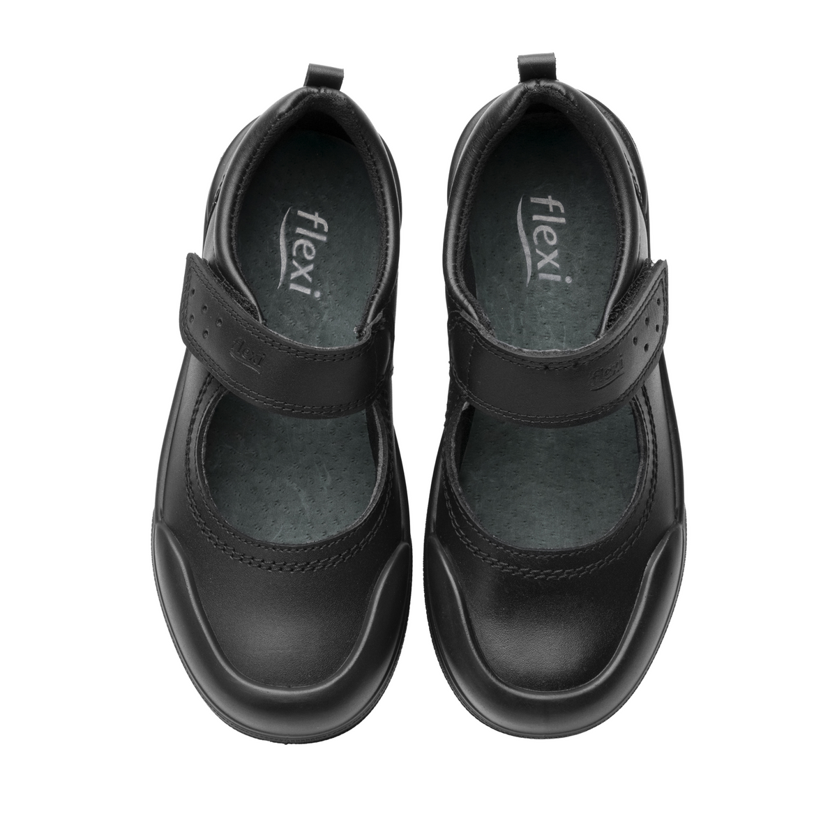 Zapato Flexi Niña Negro Escolar Cinta Adhesiva Cómodo Infantil T17-22, foto 8 de 10