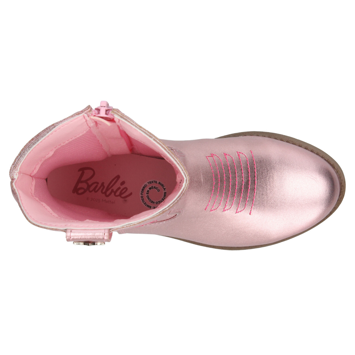 Bota Barbie Niña Rosa Casual Vaquera Infantil T22-25, foto 8 de 10