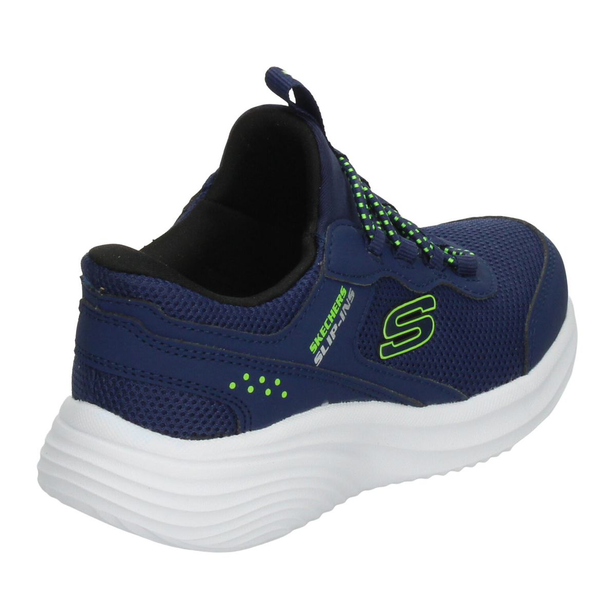 Tenis Skechers Bounder Pro Niño Azul Deportivo Slip Infantil T17-22, foto 3 de 10