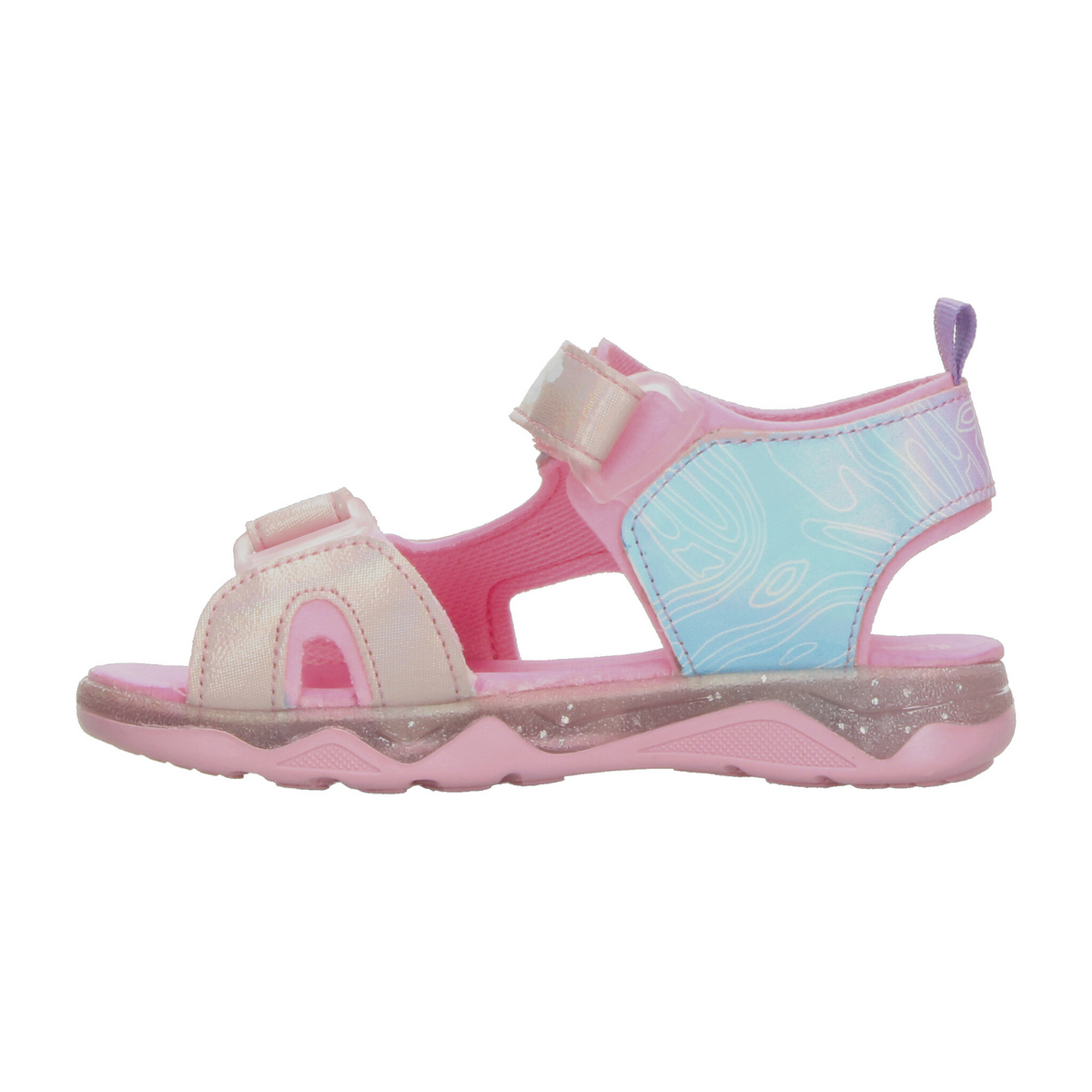 Sandalias Nickelodeon Paw Patrol Niña Rosa Casual Luz Led Infantil T15-18, foto 5 de 10