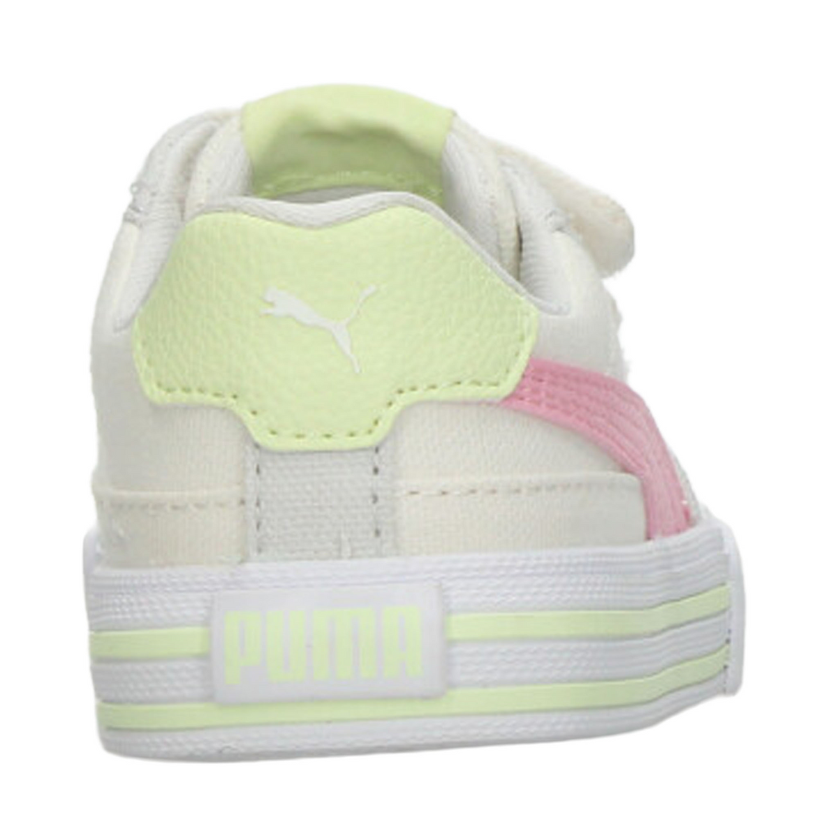 Tenis Puma Court Classic Niña Off White Casual Infantil T11-16, foto 7 de 10