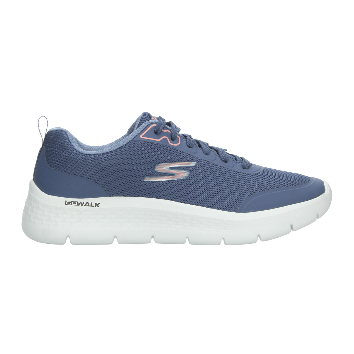 Tenis Skechers Go Walk Flex Dama Azul Deportivo Cintas Mujer, foto 1 de 10