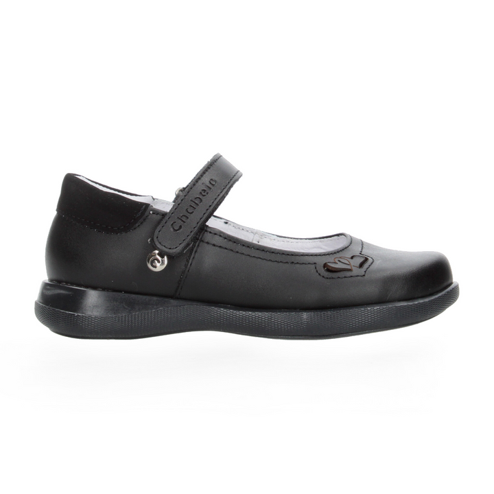 Zapato Escolar Chabelo Negro para Niña T18-26 [CBL95]