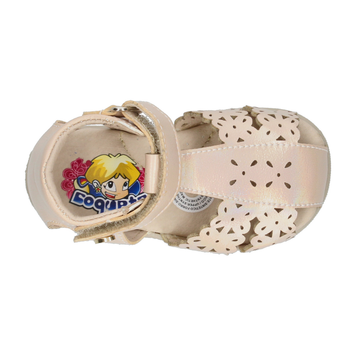 Sandalias Coqueta Niña Beige Casual Infantil T11-13, foto 8 de 10