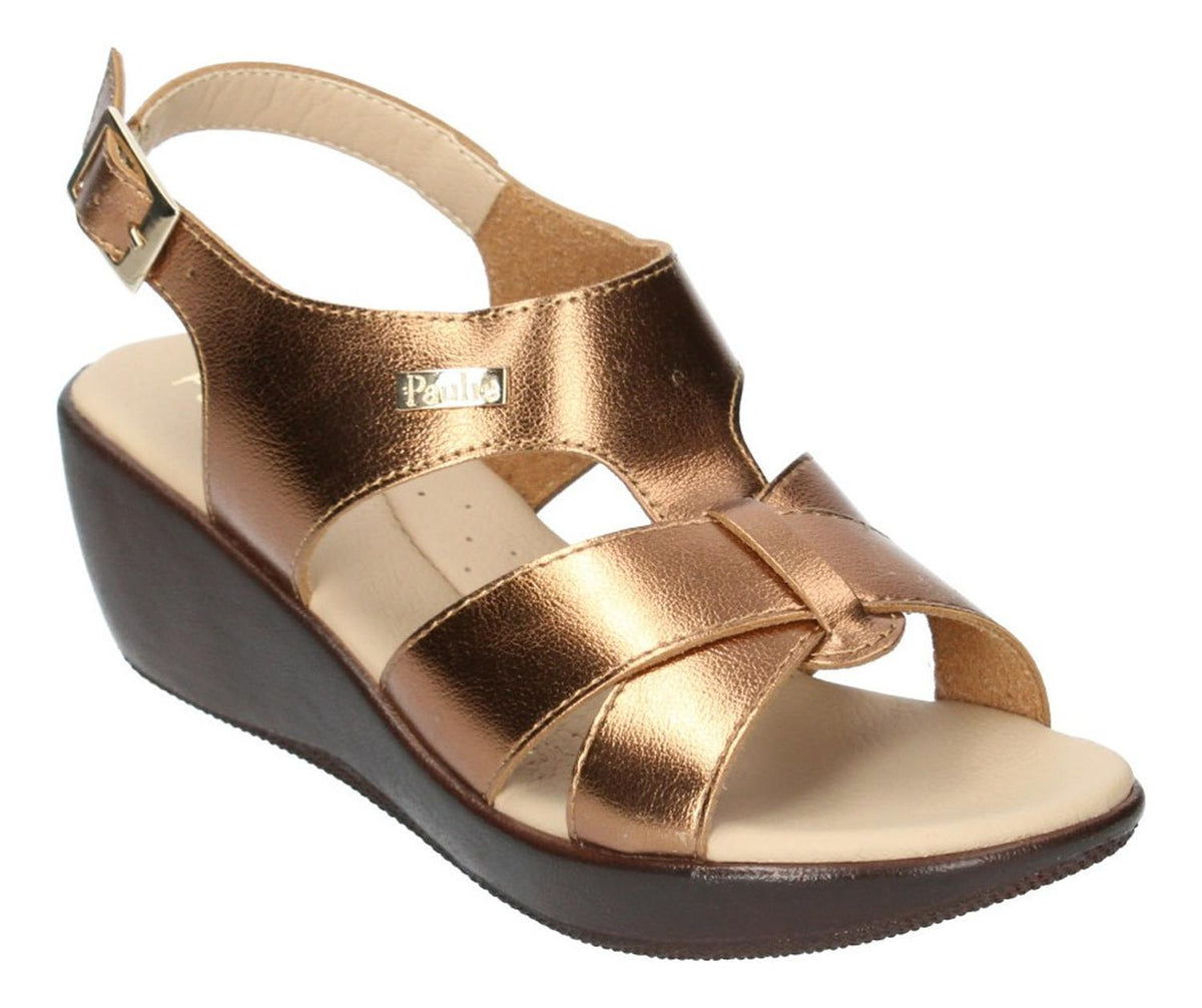 Sandalias Paulie Para Mujer 2657 Ocre [ple141], foto 3 de 6