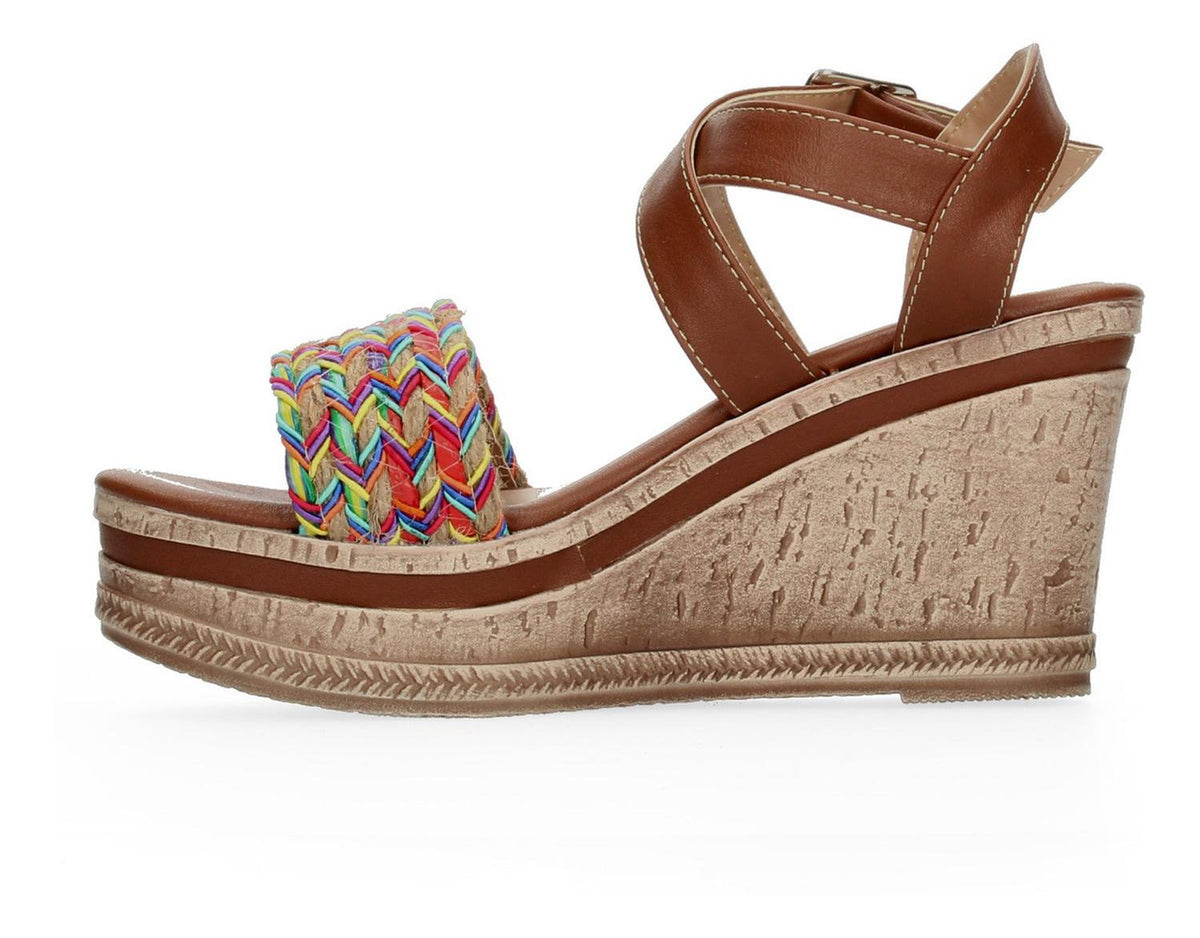 Sandalias Perez Lete Para Mujer 63183 Cafe [plt267], foto 3 de 10
