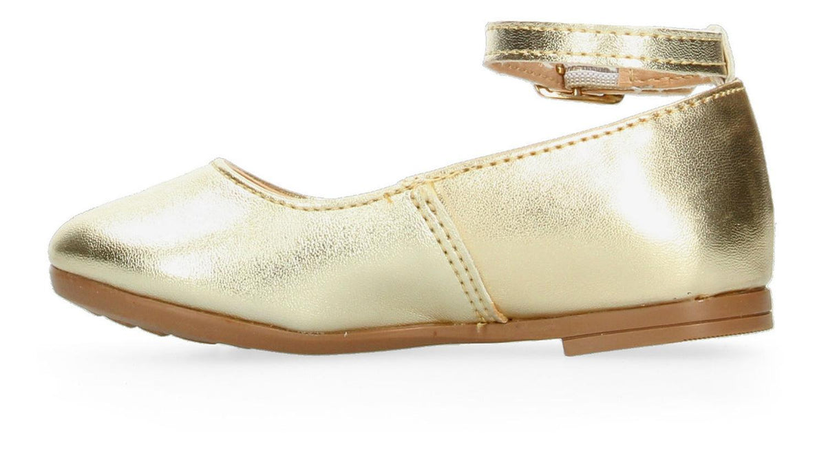 Flats Jakuna Dorado Para Niña [jak207], foto 4 de 11