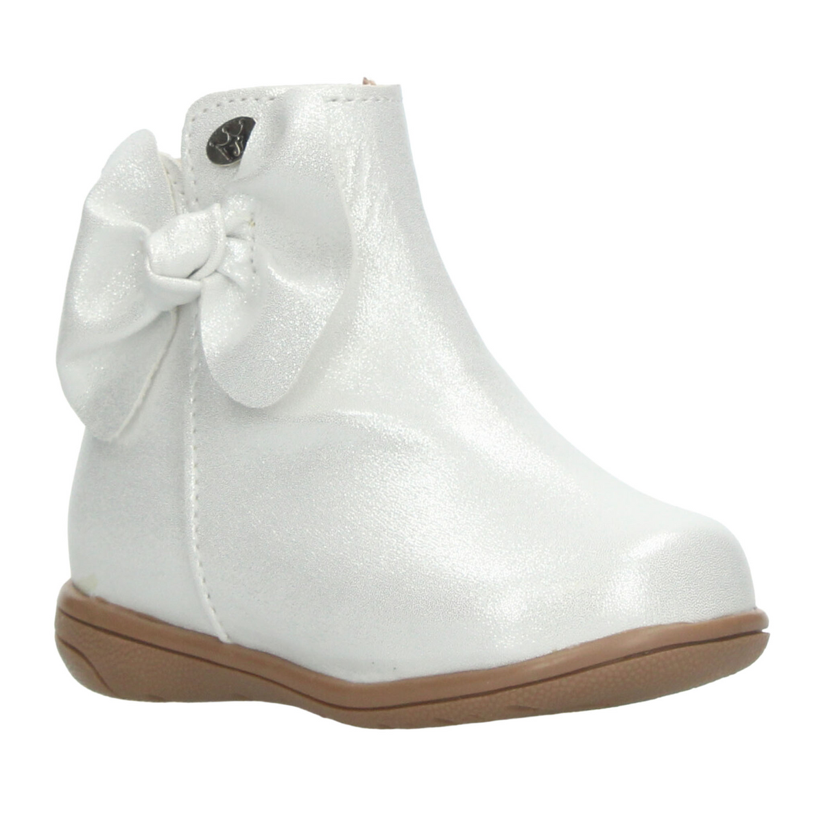 Bota Jakuna Niña Plateado Casual Cierre Infantil T12-15, foto 2 de 10