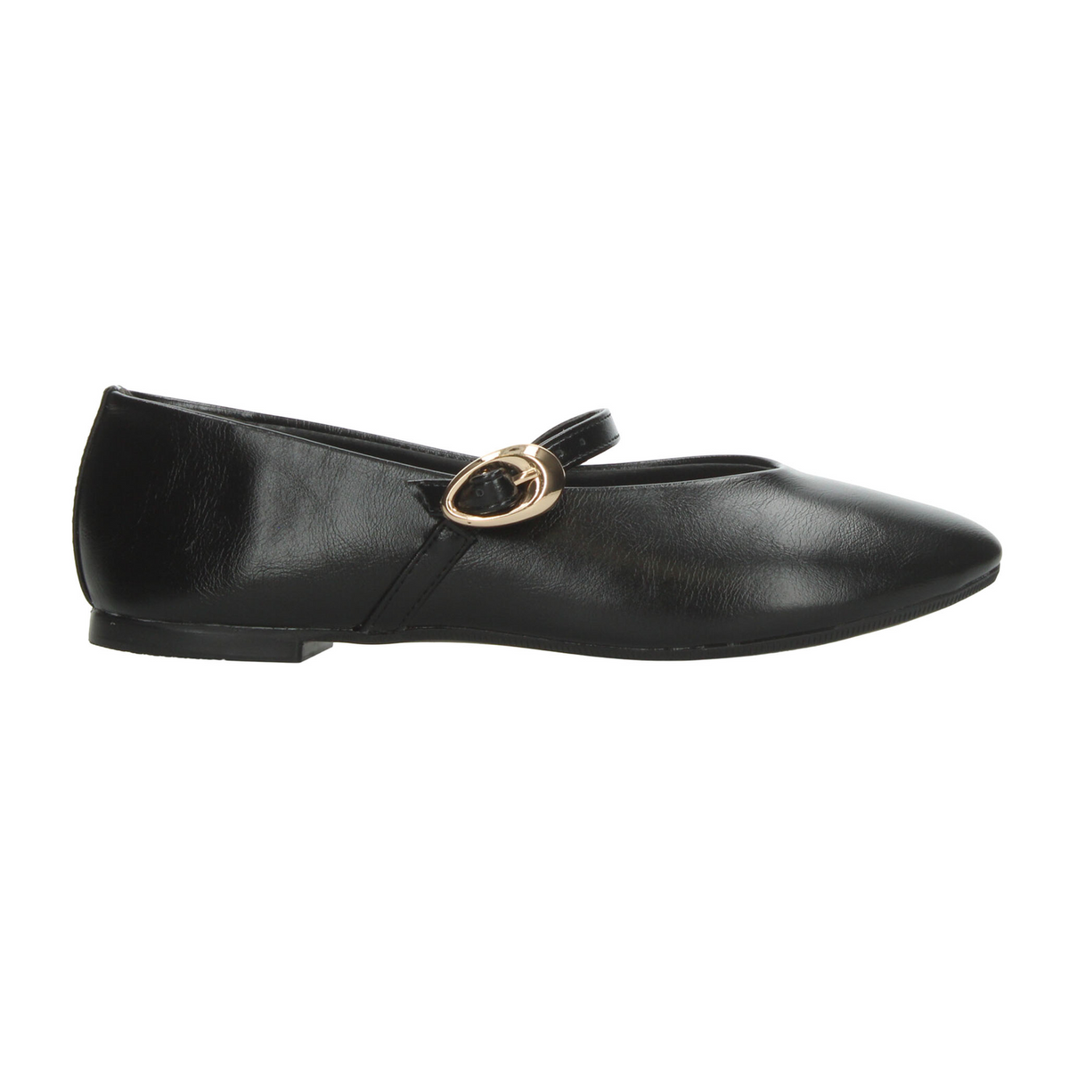 Flats Paulina Mary Jane Dama Negro Casual Hebilla Mujer, foto 1 de 10