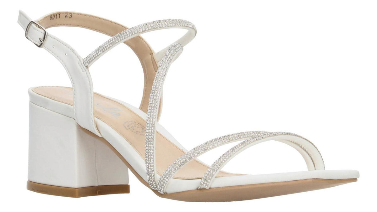 Sandalias De Fiesta Manila Blanco Para Mujer [mla383], foto 2 de 10