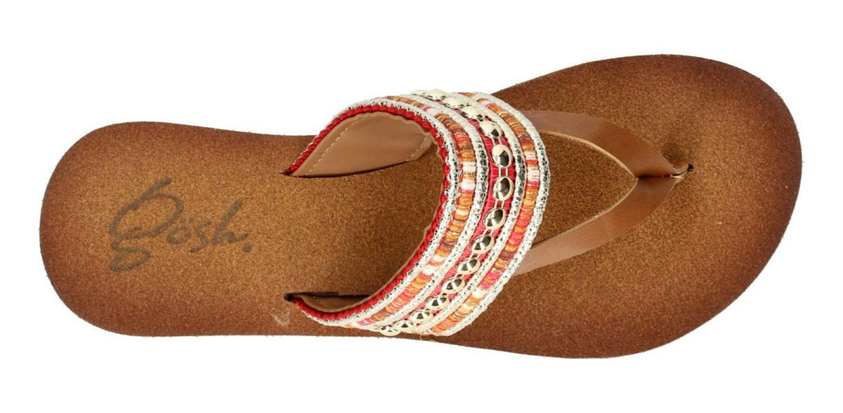 Sandalias Gosh Para Mujer 23606-01 Rojo [gos810], foto 5 de 6