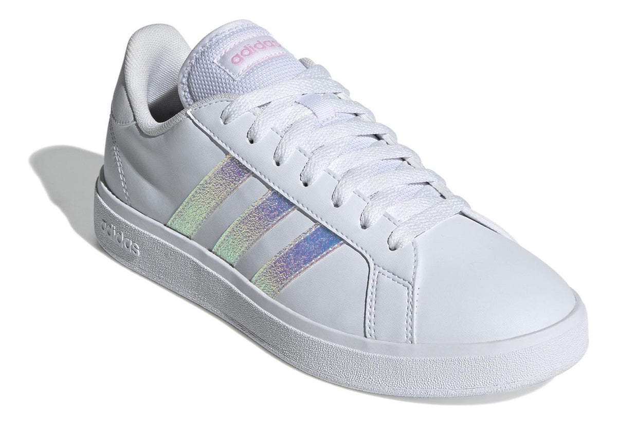 Tenis Blanco Mujer adidas Grand Court Base 2.0 Brillo Casual Original Agujetas Ajustables Para Dama, foto 10 de 10