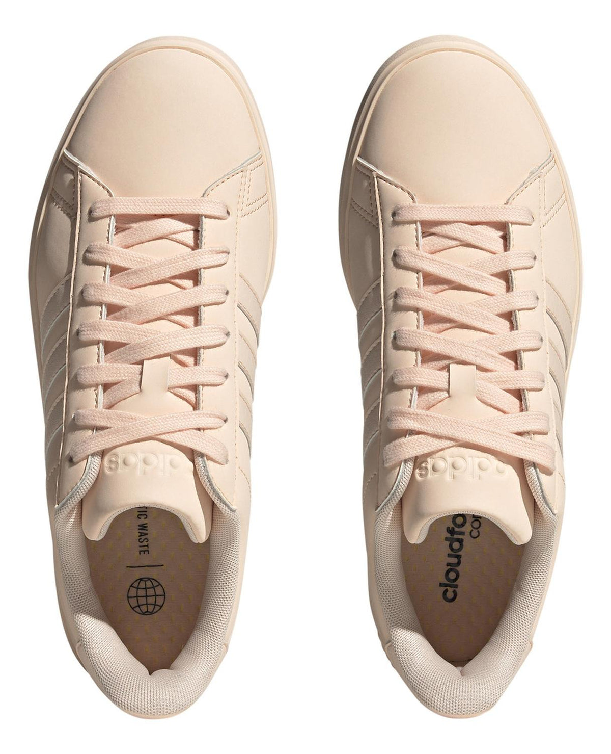 Tenis Casual adidas Grand Court 2.0 Color Beige Mujer Dama, foto 7 de 7
