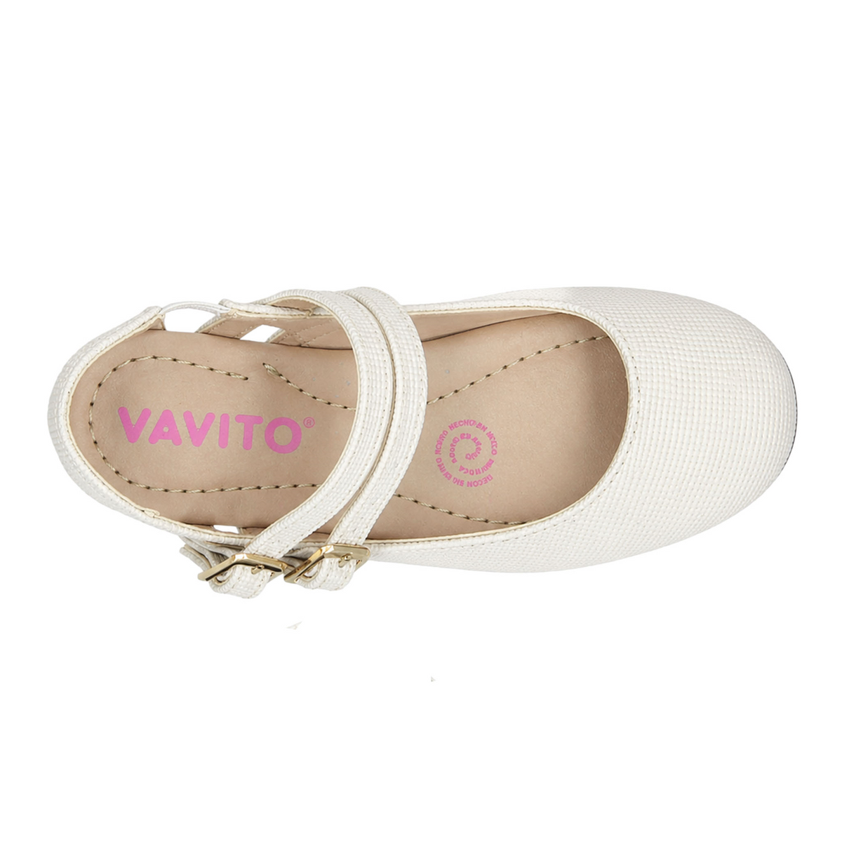 Flats Vavito Niña Blanco Casual Infantil T22-27, foto 8 de 10