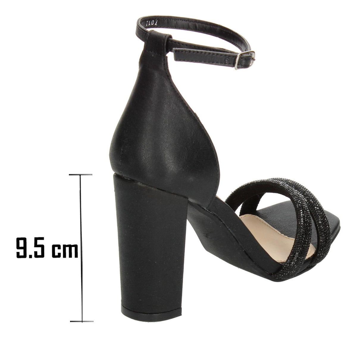 Sandalias De Fiesta Manila Negro Para Mujer [mla381], foto 4 de 10