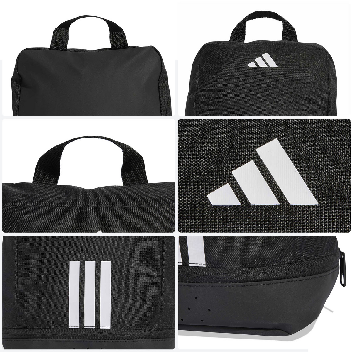 Mochila Adidas Shoes Bag Negro Deportiva Escolar Unisex 10L, foto 7 de 10