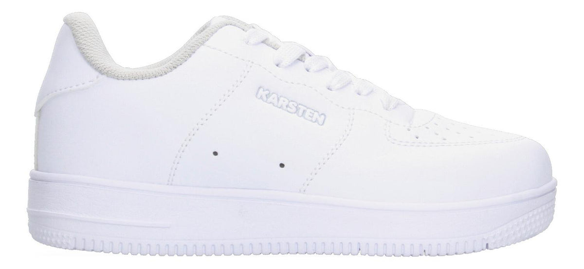 Tenis Escolar Karsten Blanco Con Cintas Para Niño T22-24, foto 1 de 8