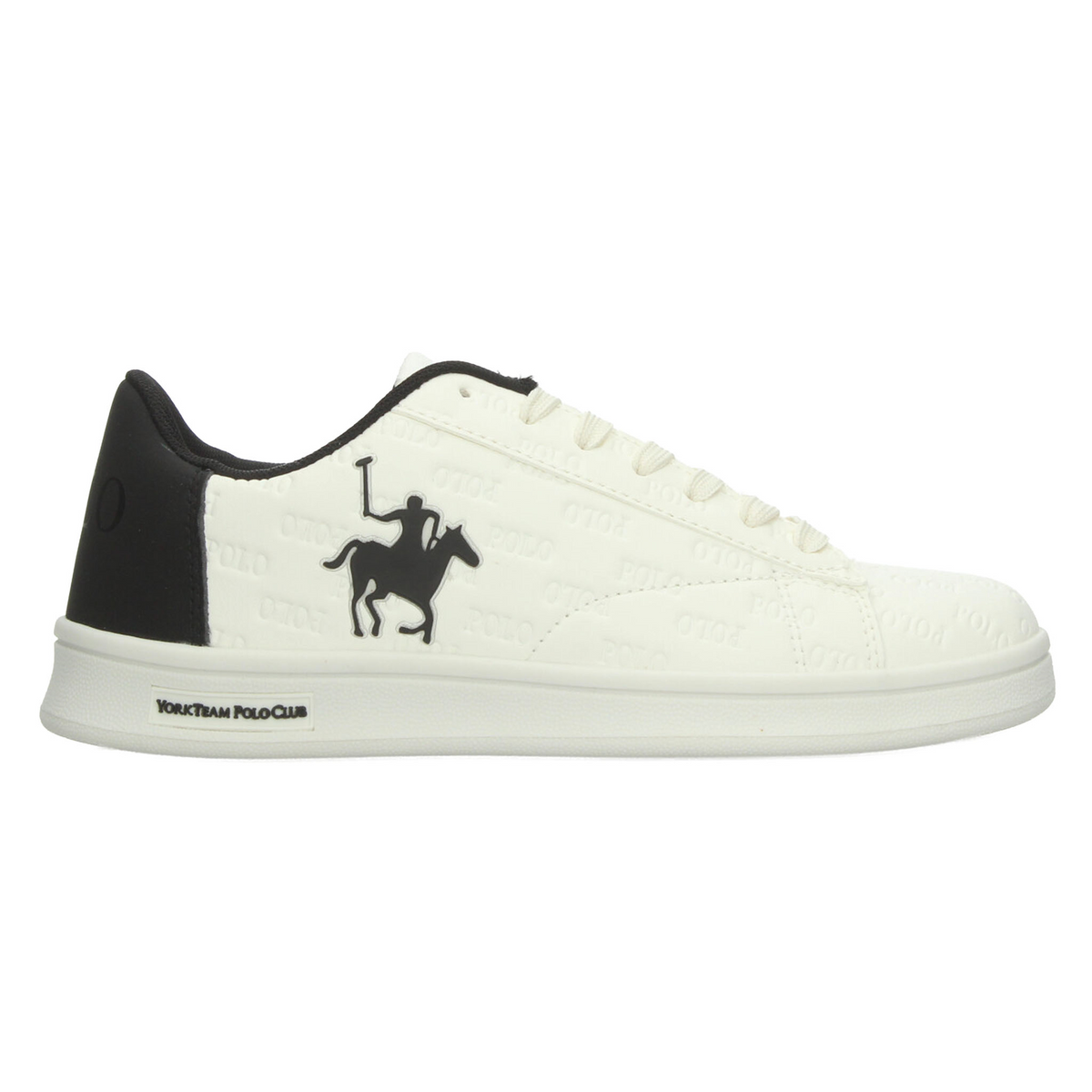 Tenis Polo Dama Off White Negro Casual Para Mujer, foto 1 de 10