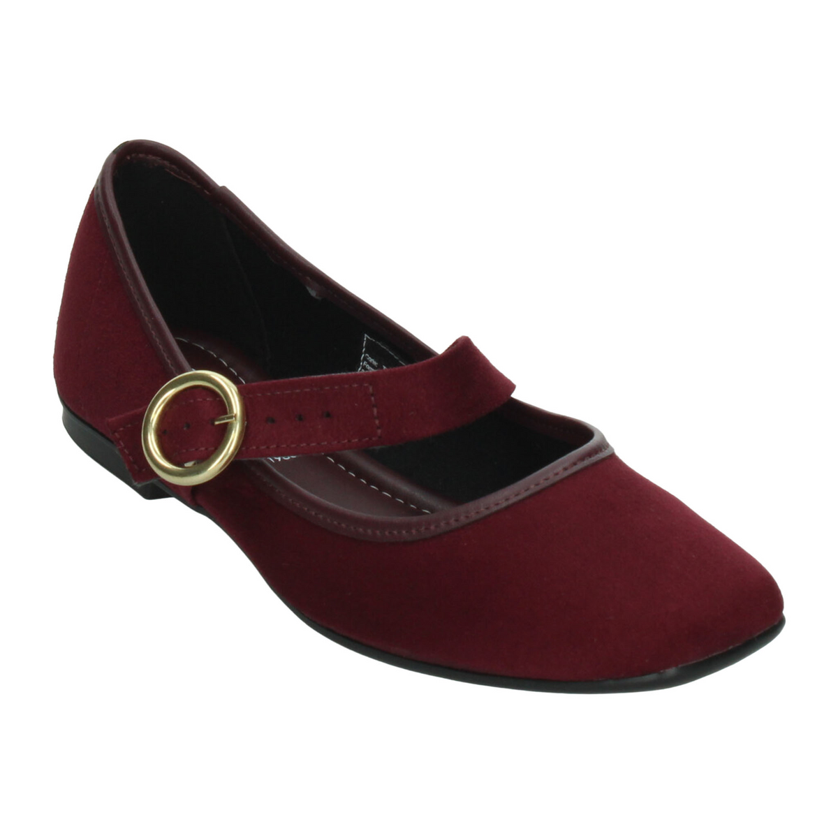 Flats Moleca Dama Rojo Casual Mary Jane Hebilla Mujer, foto 4 de 10