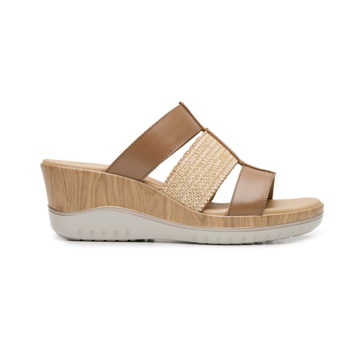 Sandalias Flexi Dama Café Casual Para Mujer