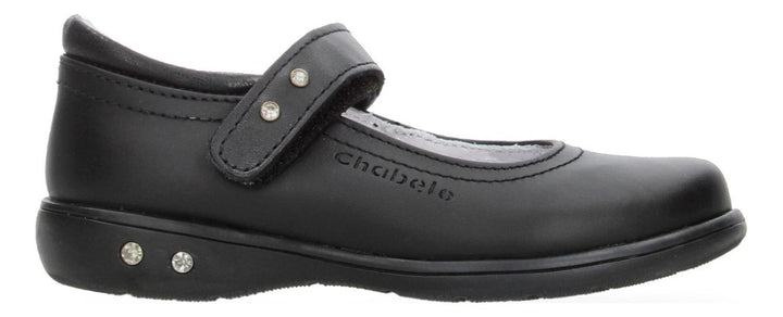 Zapato Escolar Chabelo Negro Para Niña [cbl94]