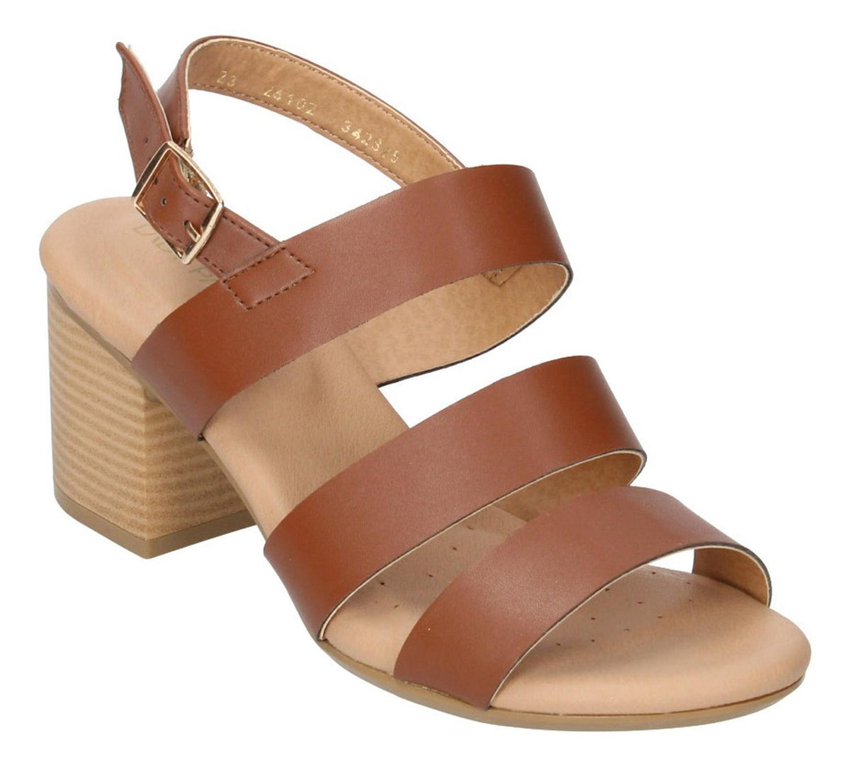 Sandalias Paulina Para Mujer 24102 Cafe [pau755], foto 3 de 6