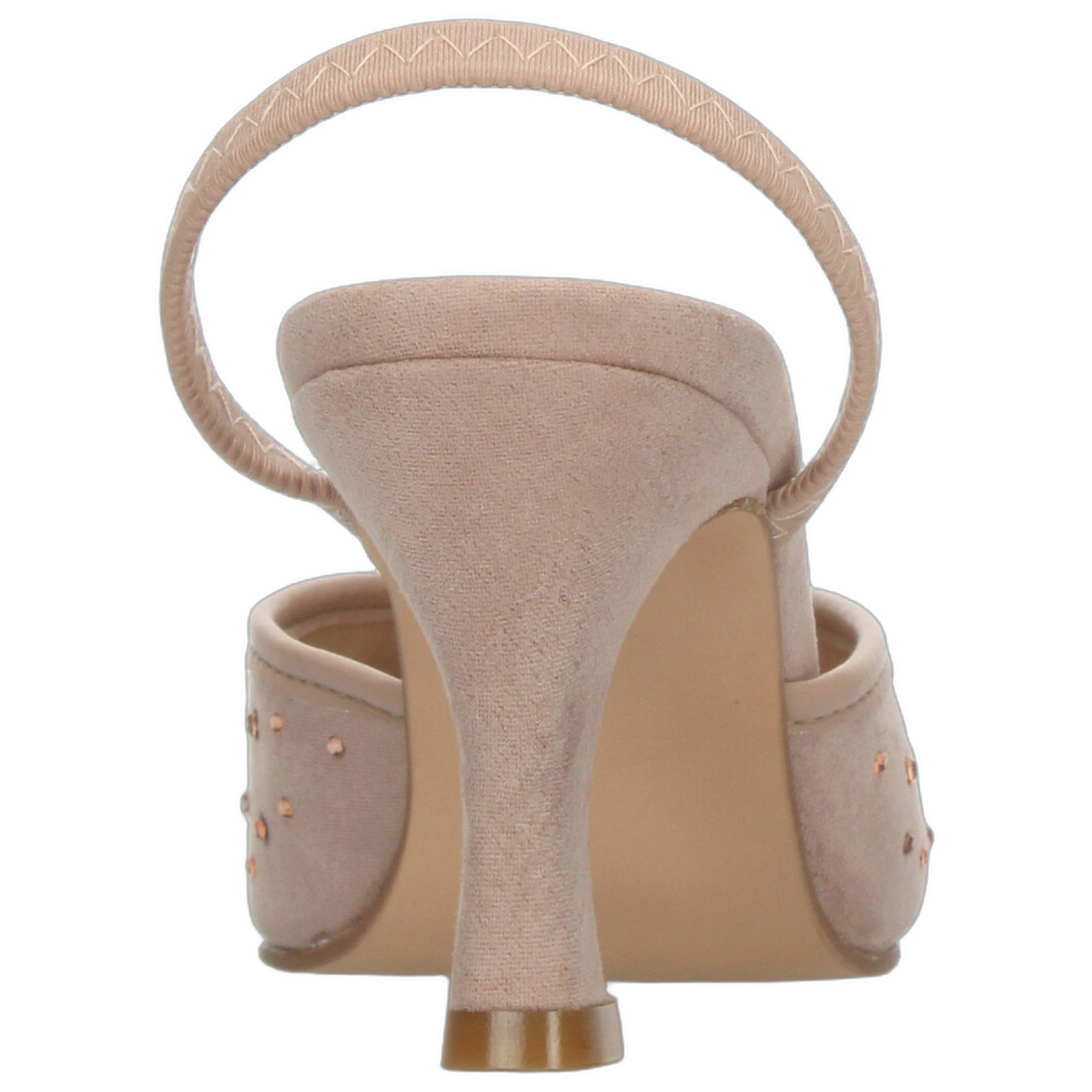 Zapatillas Paulina Dama Nude Casual Tacón Slingback Mujer, foto 7 de 10