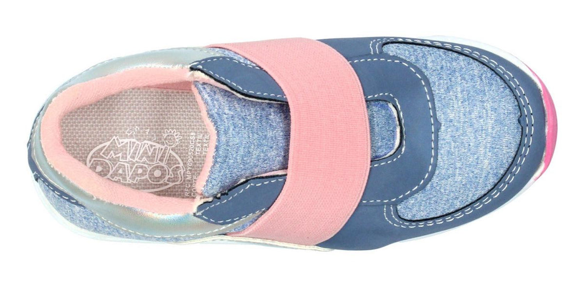 Tenis Minipapos Para Niña 57325-3 Azúl [mnp201], foto 5 de 6