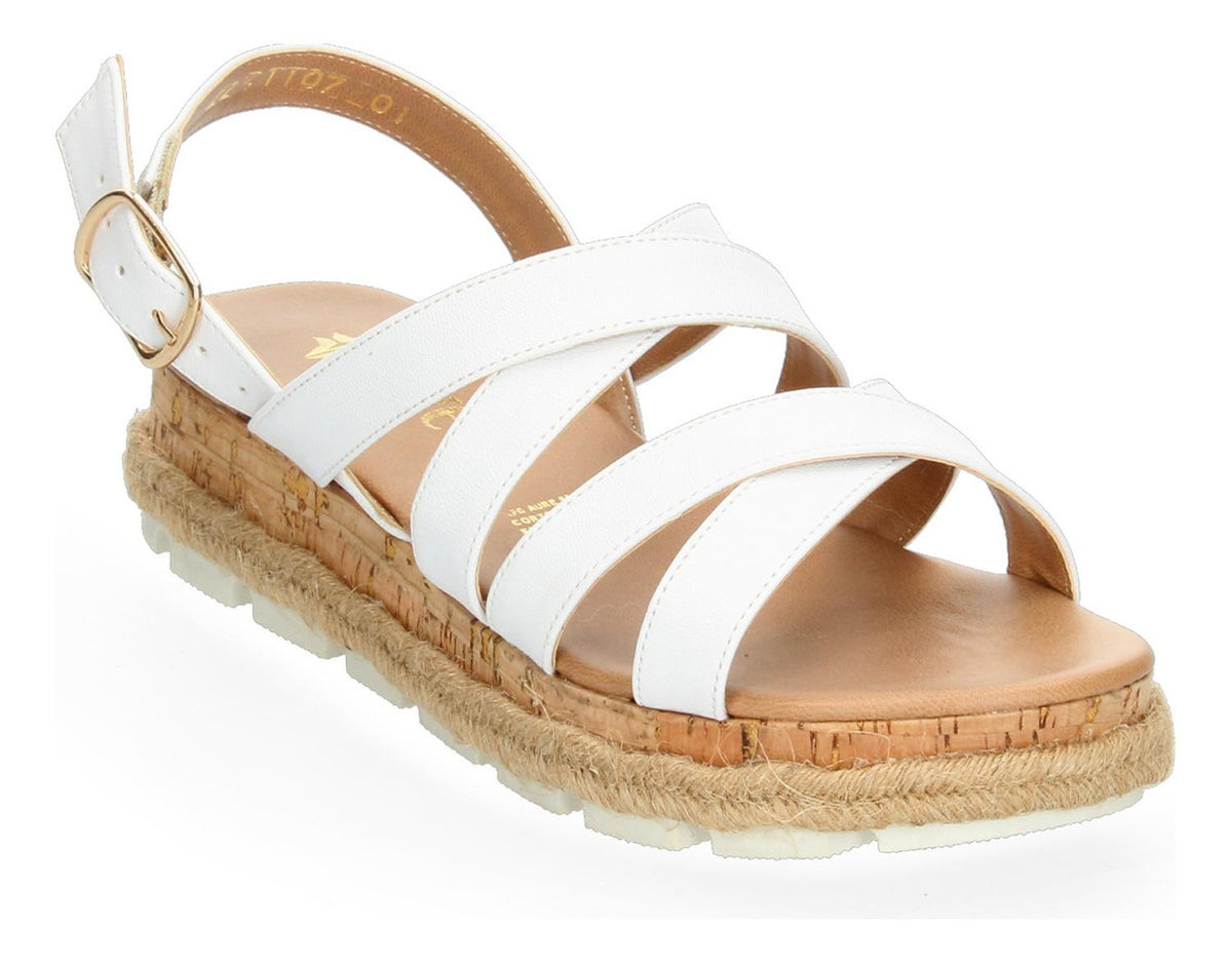 Sandalias Rivedy Blanco Para Mujer [rve31], foto 1 de 4