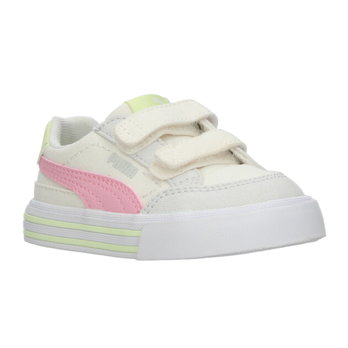 Tenis Puma Court Classic Niña Off White Casual Infantil T11-16, foto 2 de 10