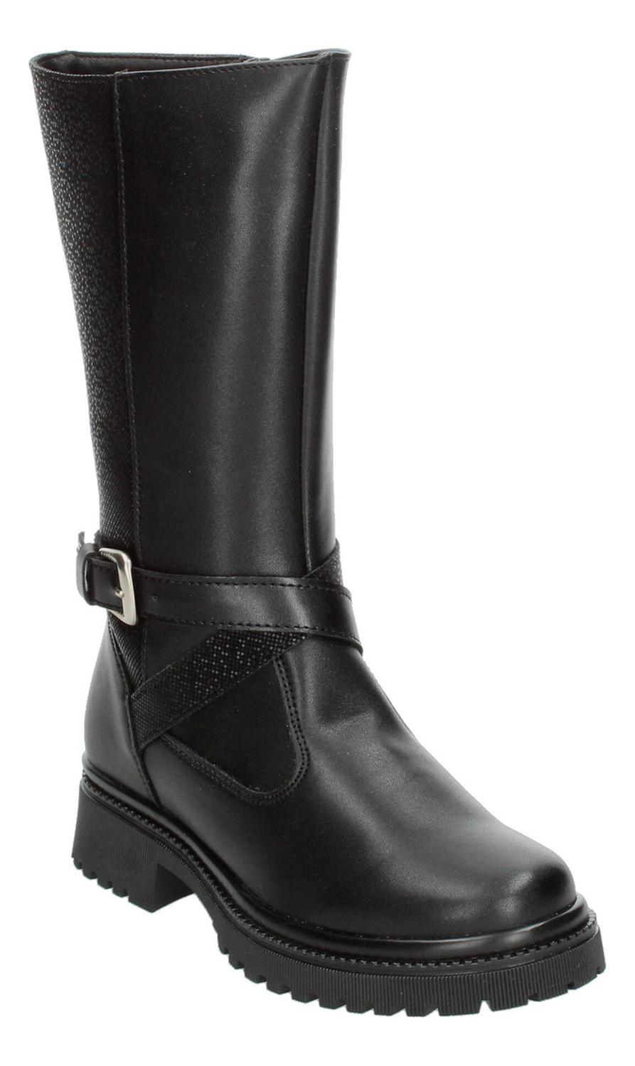 Botas Mujer Jr. Yuyin Tubo Negro Plataforma 3 Cm Para Niña, foto 4 de 10