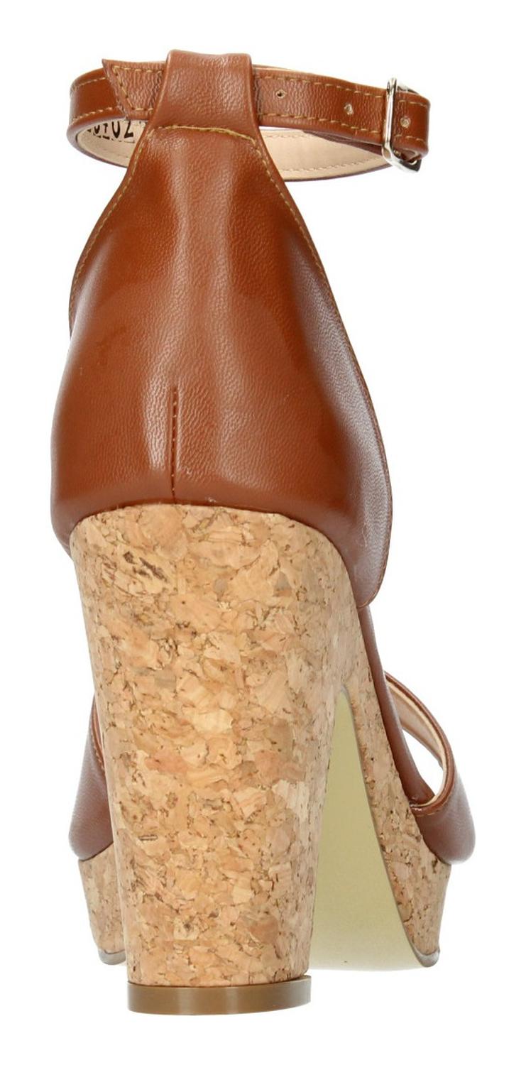Sandalias Perez Lete Para Mujer 84027 Cafe [plt204], foto 6 de 6