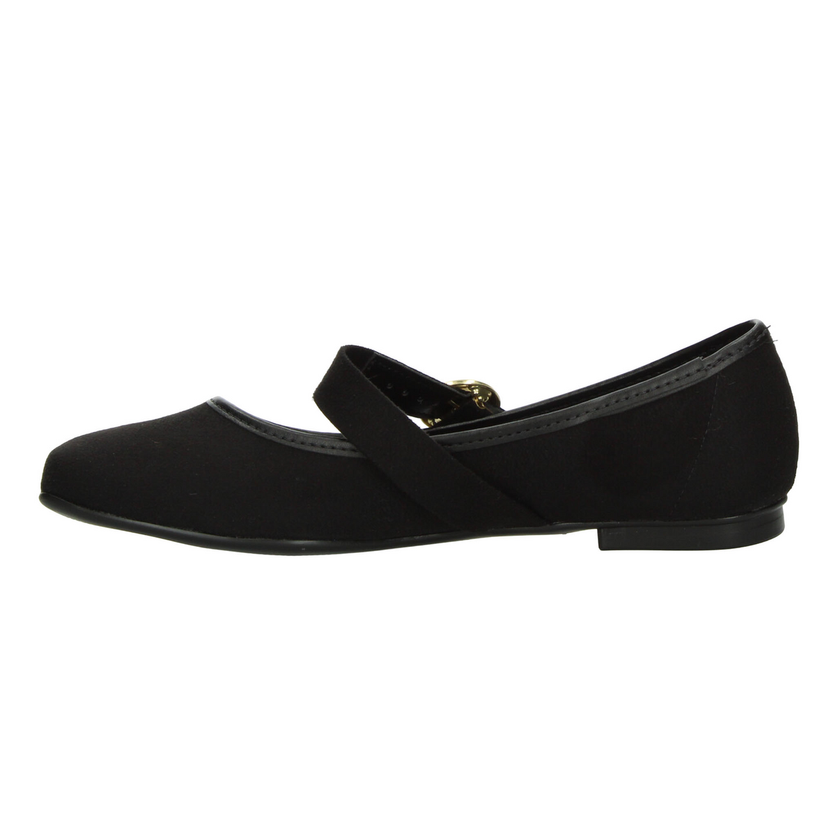 Flats Moleca Dama Negro Casual Mary Jane Hebilla Mujer, foto 5 de 10